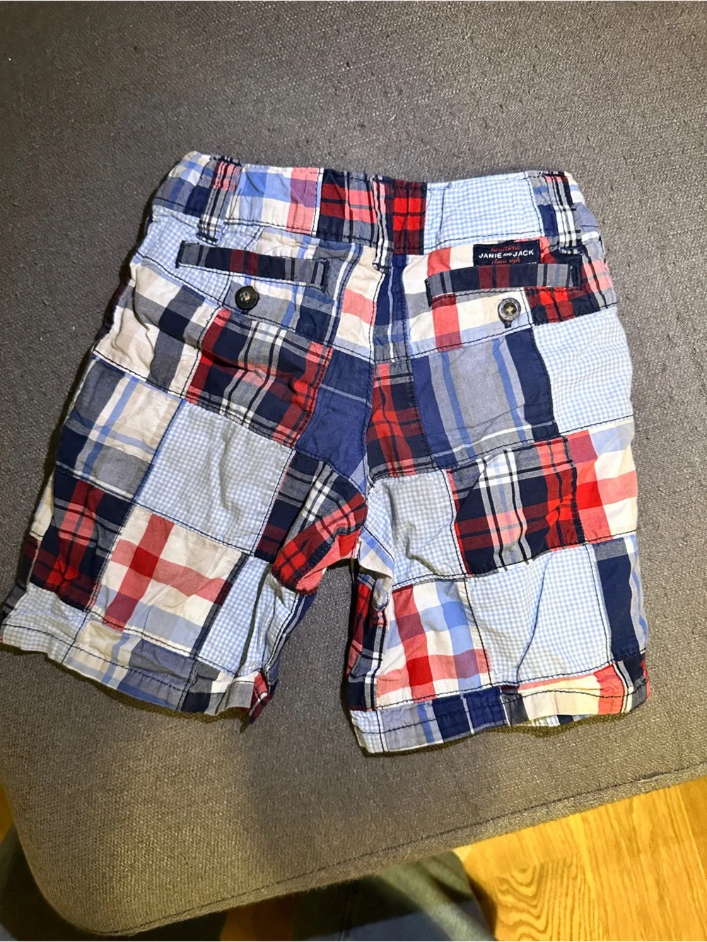Janie and Jack patchwork plaid